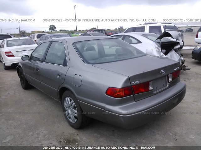 4T1BG22K41U030879 - 2001 TOYOTA CAMRY CE/LE/XLE GRAY photo 3