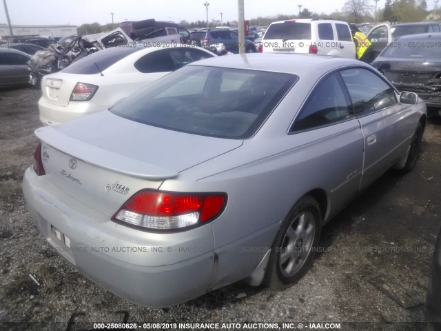 2T1CF22P2YC408857 - 2000 TOYOTA CAMRY SOLARA SE/SLE SILVER photo 4