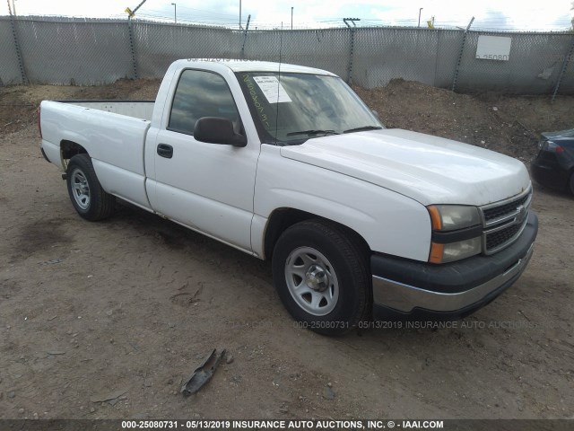 3GCEC14XX6G181574 - 2006 CHEVROLET SILVERADO C1500 WHITE photo 1