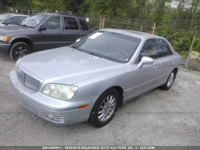 KMHFU45E34A287498 - 2004 HYUNDAI XG 350 SILVER photo 2