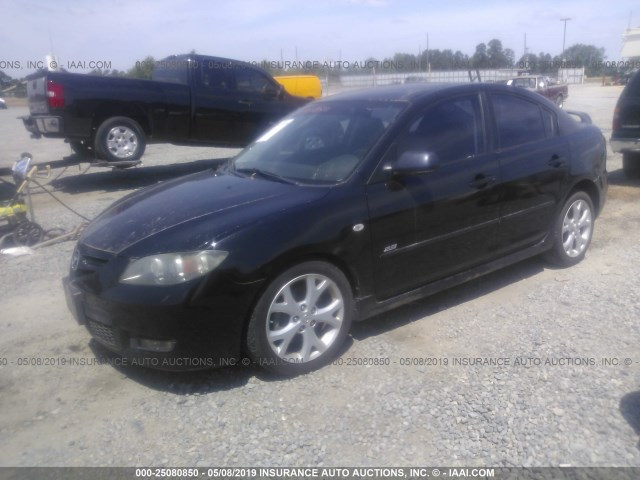 JM1BK323271610904 - 2007 MAZDA 3 S BLACK photo 2