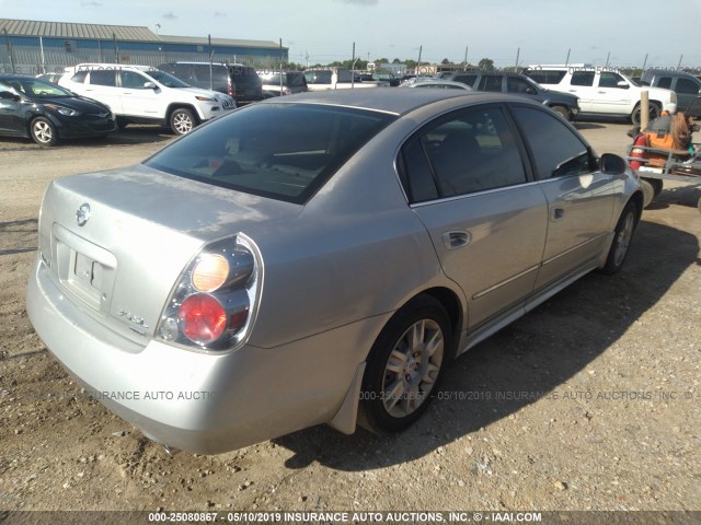 1N4BL11D15N449498 - 2005 NISSAN ALTIMA SE/SL/SE-R SILVER photo 4