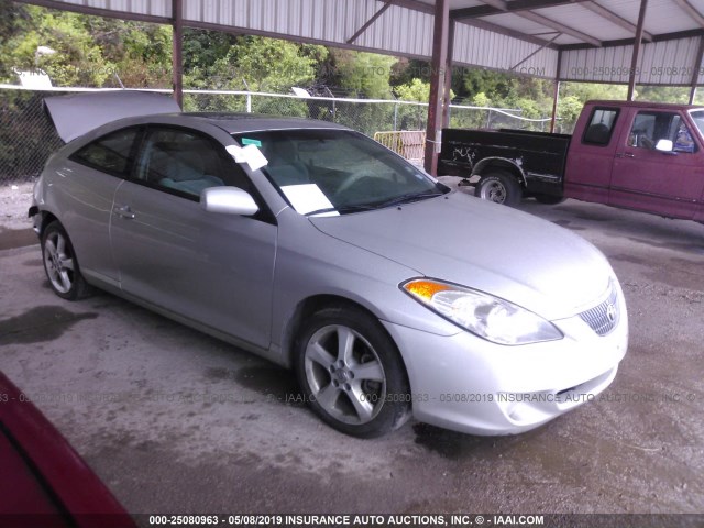 4T1CA38PX4U018979 - 2004 TOYOTA CAMRY SOLARA SE/SLE SILVER photo 1