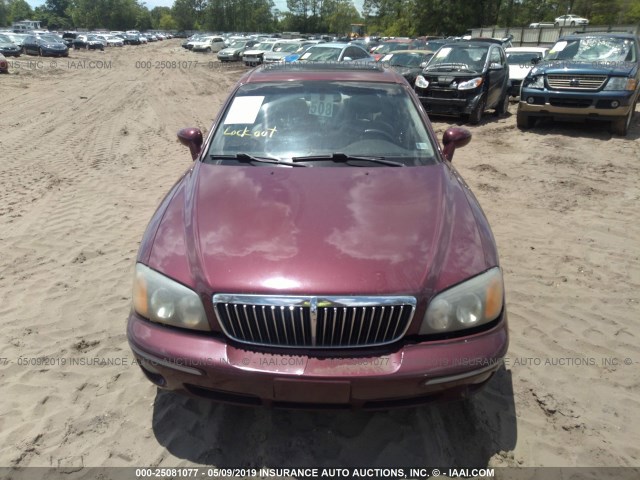 KMHFU45E32A178939 - 2002 HYUNDAI XG 350 MAROON photo 6