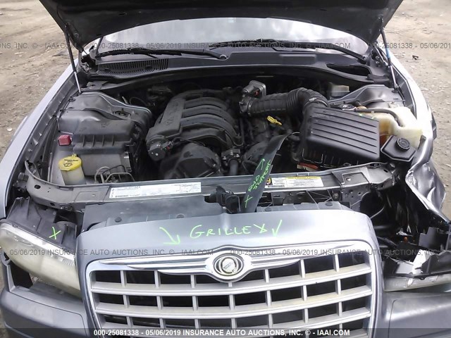 2C3KA43R37H702556 - 2007 CHRYSLER 300 GRAY photo 10