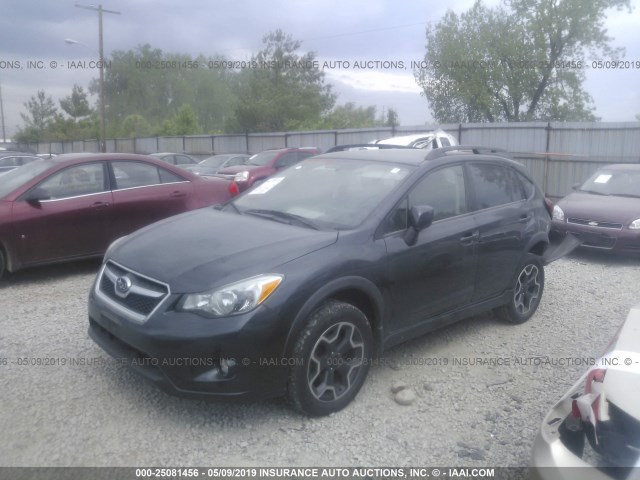 JF2GPAGC9DH836592 - 2013 SUBARU XV CROSSTREK 2.0 LIMITED GRAY photo 2