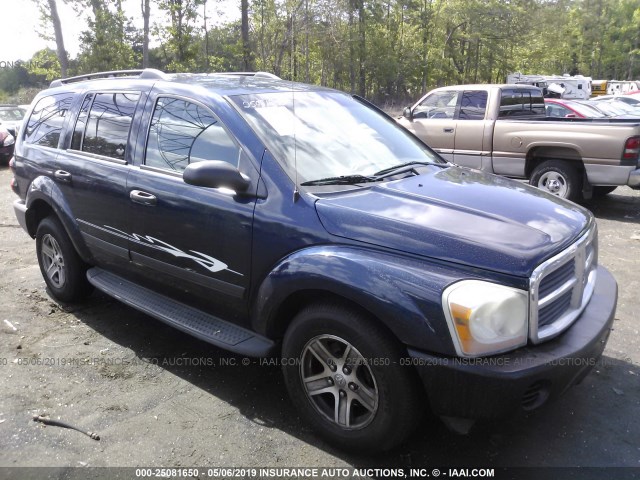 1D4HB38N86F177788 - 2006 DODGE DURANGO SXT BLACK photo 1