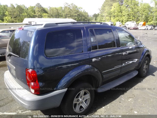 1D4HB38N86F177788 - 2006 DODGE DURANGO SXT BLACK photo 4