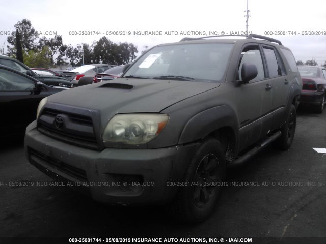 JTEZU14R270091241 - 2007 TOYOTA 4RUNNER SR5/SPORT GREEN photo 2