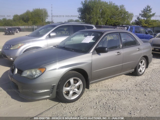 JF1GD67676G517480 - 2006 SUBARU IMPREZA 2.5I GRAY photo 2