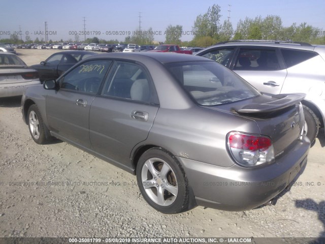 JF1GD67676G517480 - 2006 SUBARU IMPREZA 2.5I GRAY photo 3