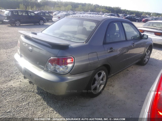 JF1GD67676G517480 - 2006 SUBARU IMPREZA 2.5I GRAY photo 4