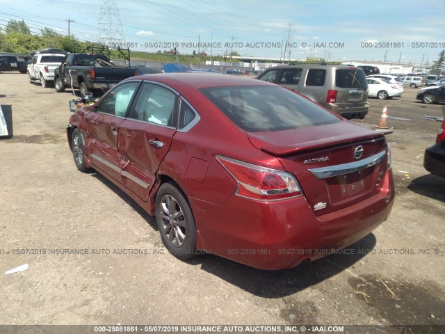 1N4AL3AP3FN353309 - 2015 NISSAN ALTIMA 2.5/S/SV/SL RED photo 3