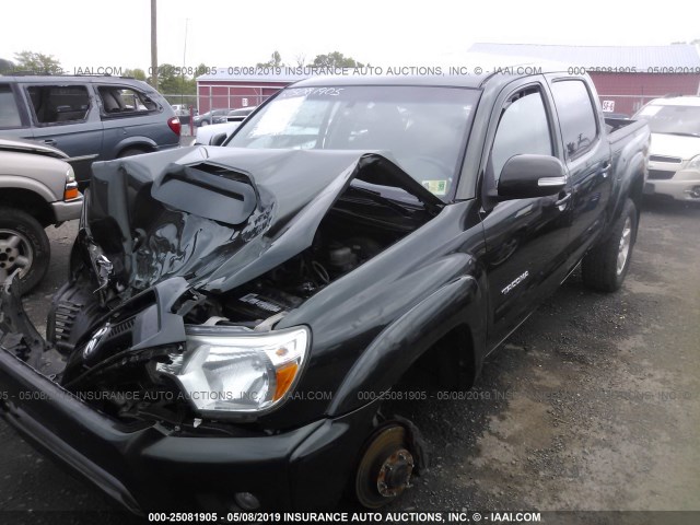 5TFLU4EN7CX029648 - 2012 TOYOTA TACOMA DOUBLE CAB 绿色 照片 2