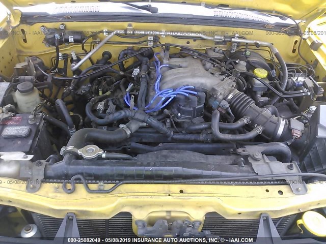 5N1ED28T84C680671 - 2004 NISSAN XTERRA XE/SE Gelb Foto 10