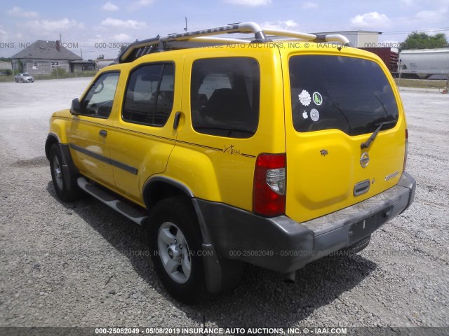 5N1ED28T84C680671 - 2004 NISSAN XTERRA XE/SE Gelb Foto 3