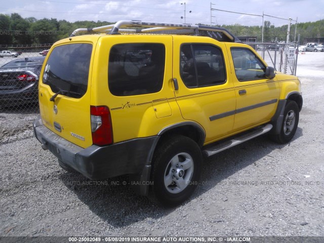 5N1ED28T84C680671 - 2004 NISSAN XTERRA XE/SE Gelb Foto 4
