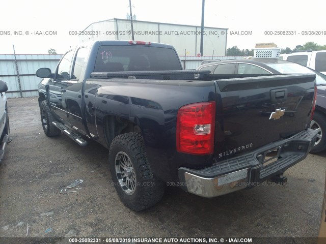 2GCEC19CX81235764 - 2008 CHEVROLET SILVERADO C1500 BLUE photo 3