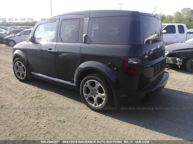 5J6YH18997L008248 - 2007 HONDA ELEMENT SC BLACK photo 3