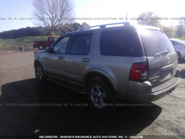 1FMDU75K73ZA76237 - 2003 FORD EXPLORER LIMITED GRAY photo 3