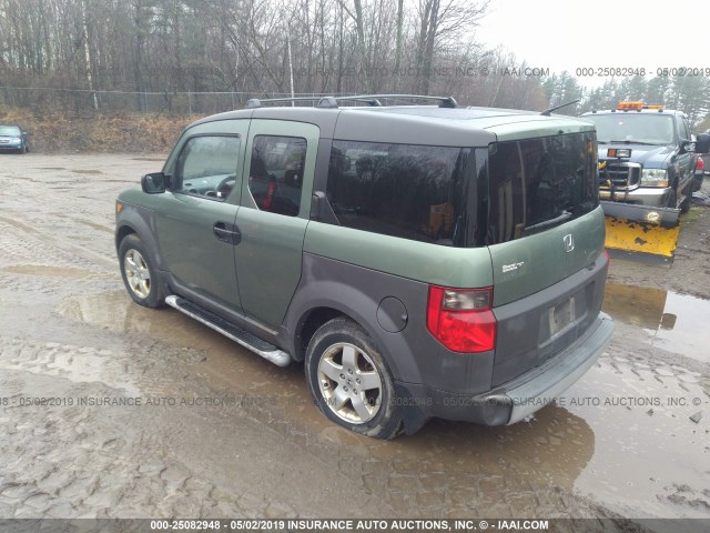 5J6YH28553L017526 - 2003 HONDA ELEMENT GREEN photo 3