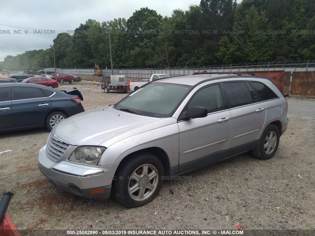 2A4GM68496R710410 - 2006 CHRYSLER PACIFICA TOURING SILVER photo 2