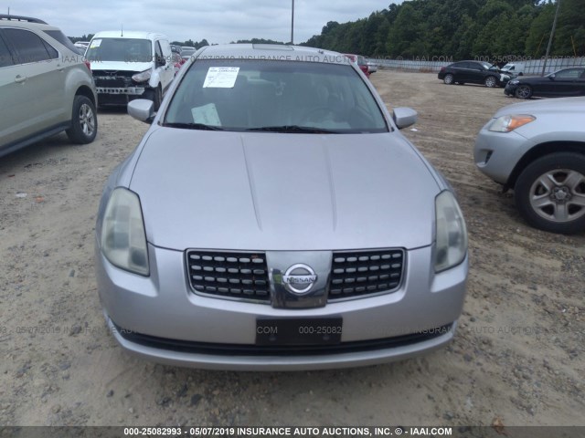 1N4BA41E44C899656 - 2004 NISSAN MAXIMA SE/SL SILVER photo 6