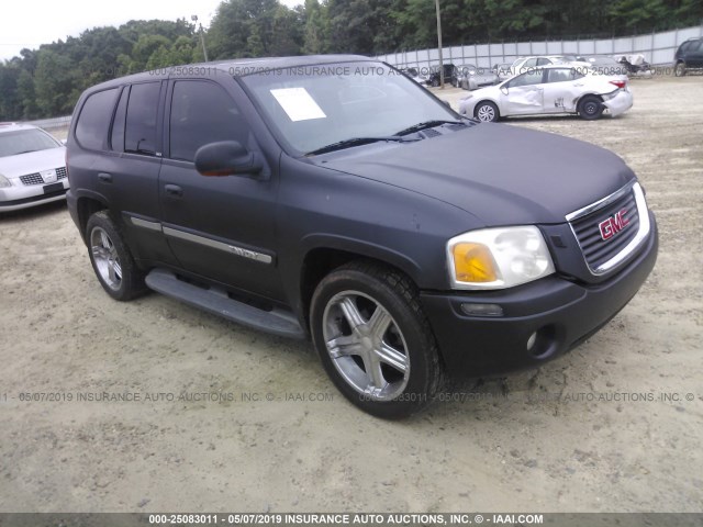 1GKDT13S522485582 - 2002 GMC ENVOY BLACK photo 1