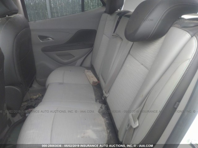 KL4CJESB5FB271231 - 2015 BUICK ENCORE WHITE photo 8