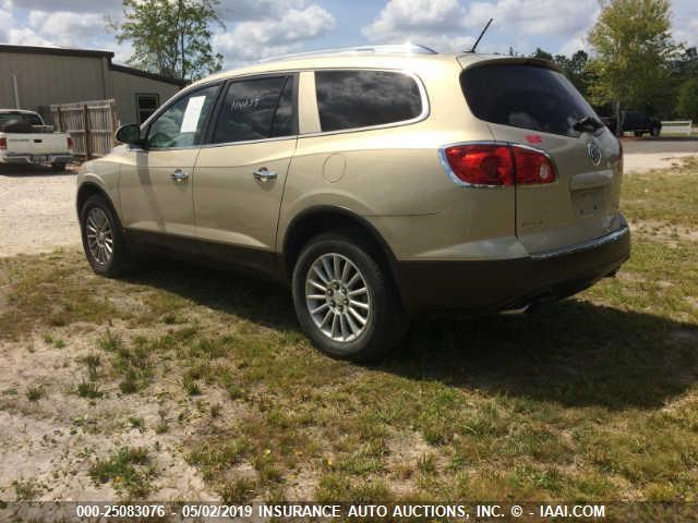 5GAER23D29J139240 - 2009 BUICK ENCLAVE CXL TAN photo 3