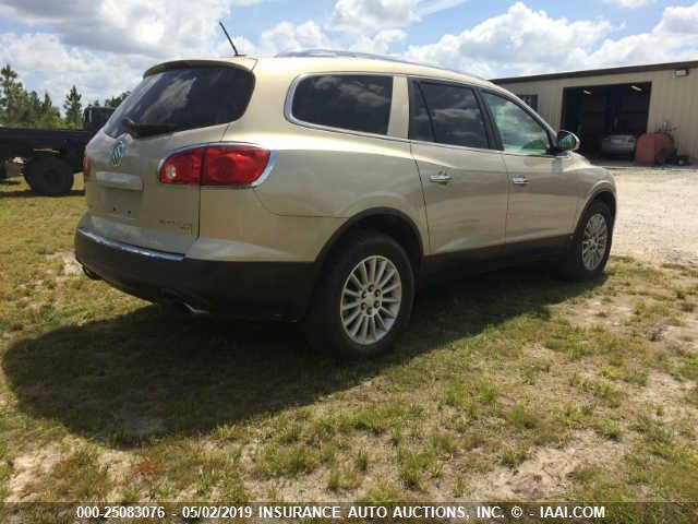 5GAER23D29J139240 - 2009 BUICK ENCLAVE CXL TAN photo 4