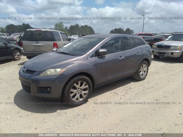 JM3ER293X70117235 - 2007 MAZDA CX-7 GRAY photo 2