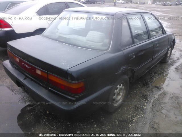 1HGED3543LA093507 - 1990 HONDA CIVIC DX GRAY photo 4