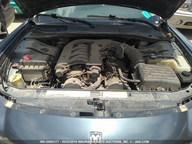 2B3KA43G67H662582 - 2007 DODGE CHARGER SE/SXT GRAY photo 10