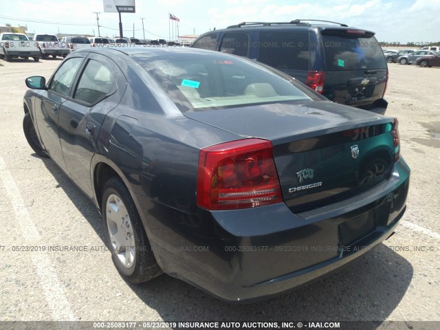 2B3KA43G67H662582 - 2007 DODGE CHARGER SE/SXT GRAY photo 3