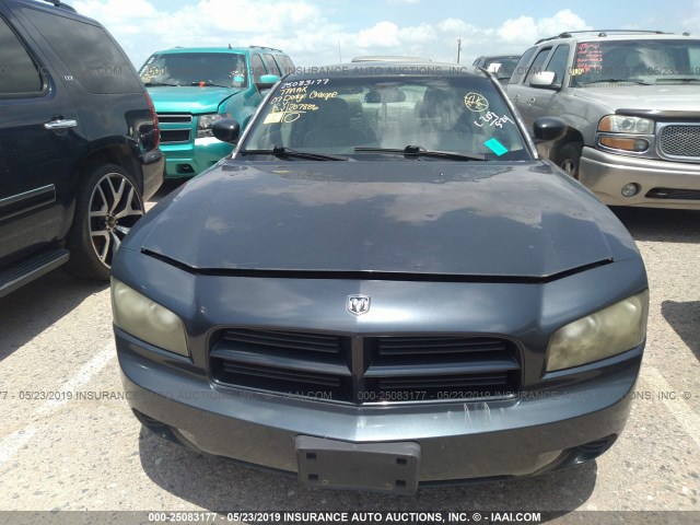 2B3KA43G67H662582 - 2007 DODGE CHARGER SE/SXT GRAY photo 6