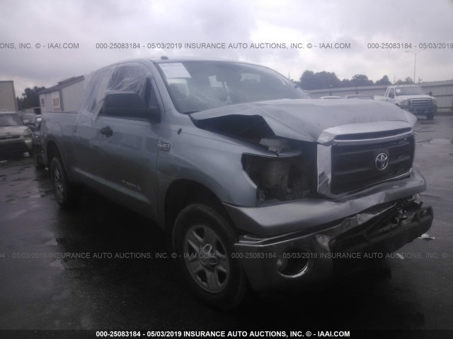 5TFRY5F17DX134272 - 2013 TOYOTA TUNDRA DOUBLE CAB SR5 GRAY photo 1