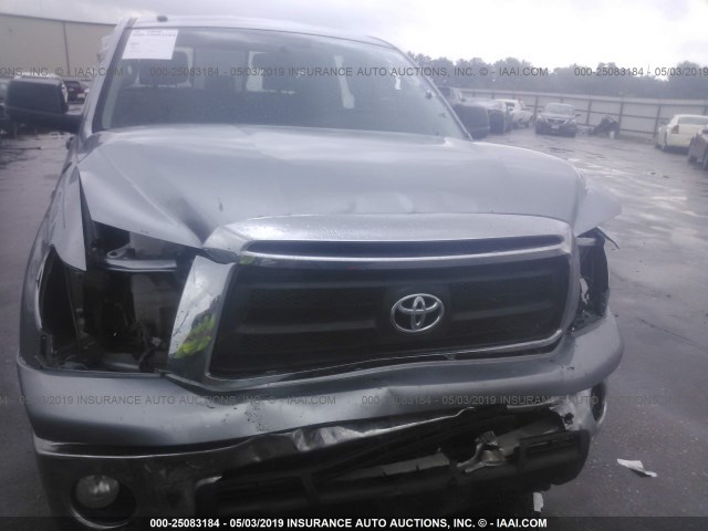 5TFRY5F17DX134272 - 2013 TOYOTA TUNDRA DOUBLE CAB SR5 GRAY photo 6