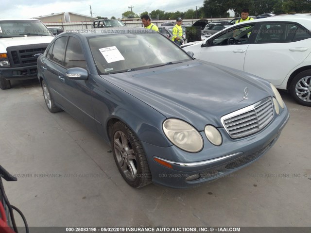 WDBUF56J86A937869 - 2006 MERCEDES-BENZ E 350 BLUE photo 1