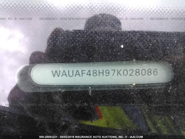 WAUAF48H97K028086 - 2007 AUDI A4 2.0T CABRIOLET SILVER photo 9