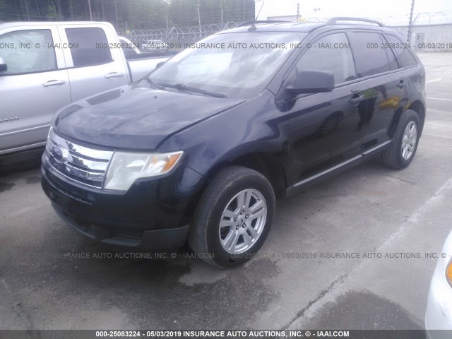 2FMDK36C38BA43798 - 2008 FORD EDGE SE Dark Blue photo 2