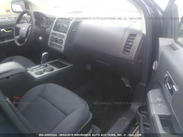 2FMDK36C38BA43798 - 2008 FORD EDGE SE Dark Blue photo 5