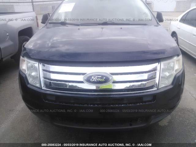 2FMDK36C38BA43798 - 2008 FORD EDGE SE Dark Blue photo 6