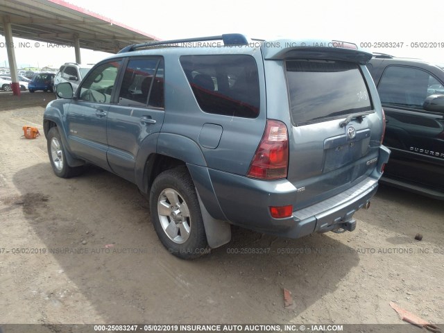 JTEBT14R550055691 - 2005 TOYOTA 4RUNNER SR5/SPORT Light Blue photo 3