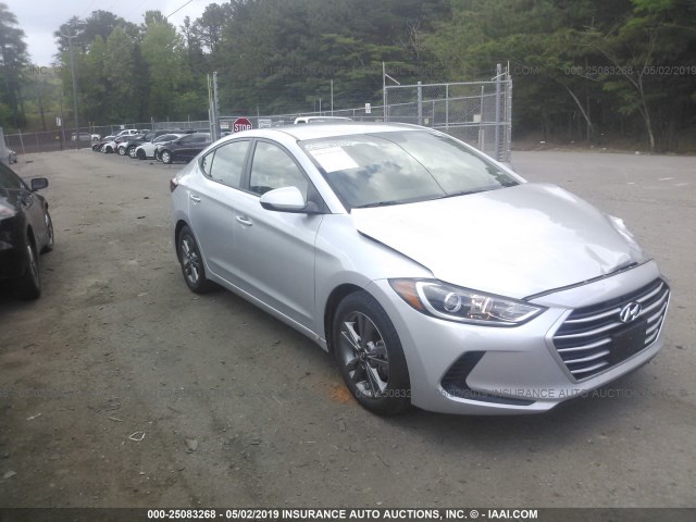 5NPD84LF7JH335357 - 2018 HYUNDAI ELANTRA SEL/VALUE/LIMITED SILVER photo 1