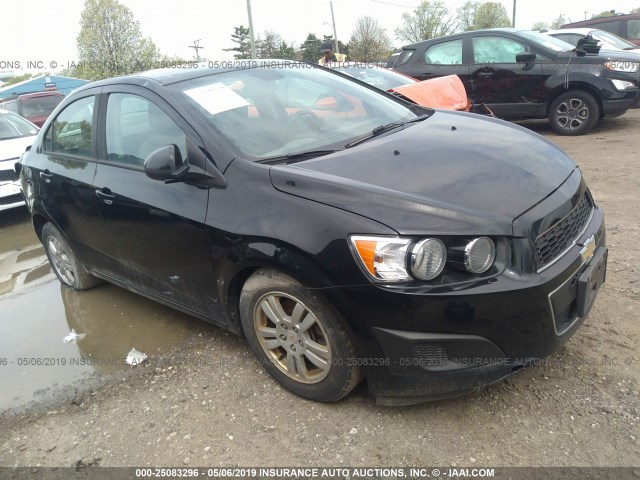 1G1JA5SH9C4163138 - 2012 CHEVROLET SONIC LS BLACK photo 1