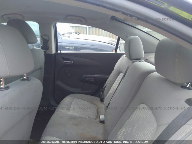 1G1JA5SH9C4163138 - 2012 CHEVROLET SONIC LS BLACK photo 8