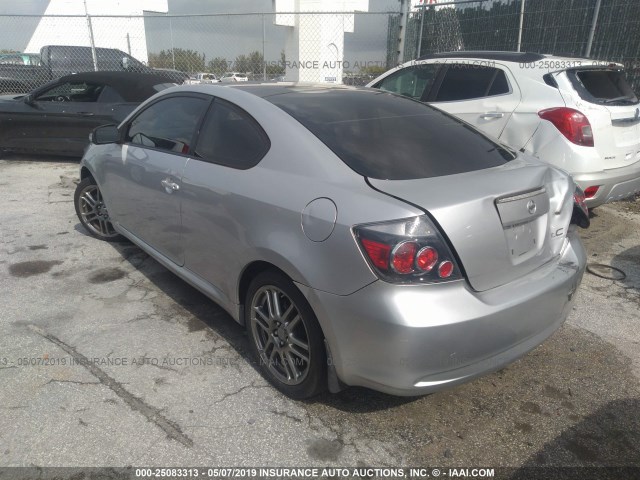 JTKDE3B72A0305024 - 2010 TOYOTA SCION TC ვერცხლისფერი ფოტო 3