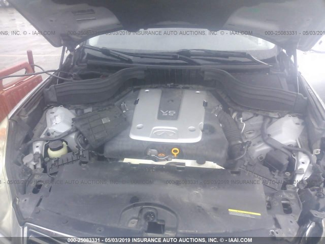 JNKAJ09E89M900861 - 2009 INFINITI EX35 JOURNEY SILVER photo 10