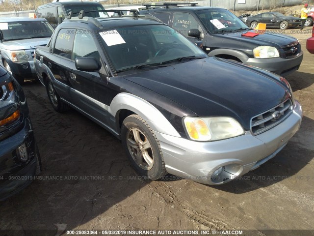 4S4BT62C937112491 - 2003 SUBARU BAJA SPORT BLACK photo 1